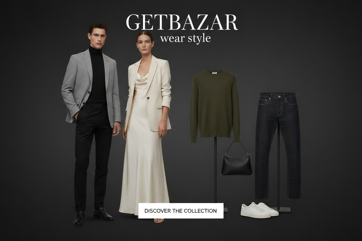 can you please change the noir chic into GETBAZAAR and elevated essentials into wear style 