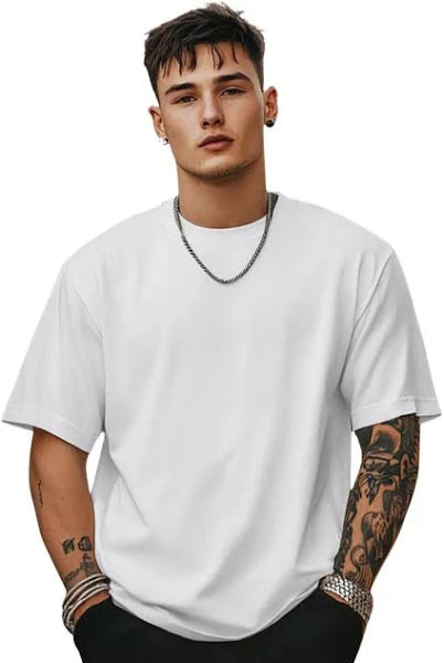 white cotton t-shirt